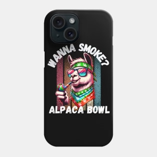 wanna smoke alpaca bowl vintage Phone Case