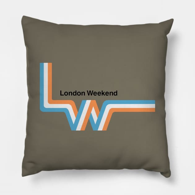 Retro LWT Television Pillow by bellatiarasari