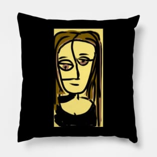 Picasso's Mona Lisa Pillow