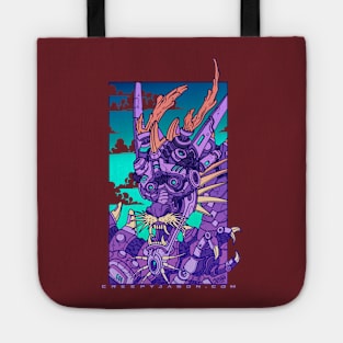 cyber  dragon Tote