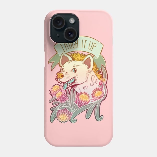 Laughing hyena v.1 Phone Case by iisjah