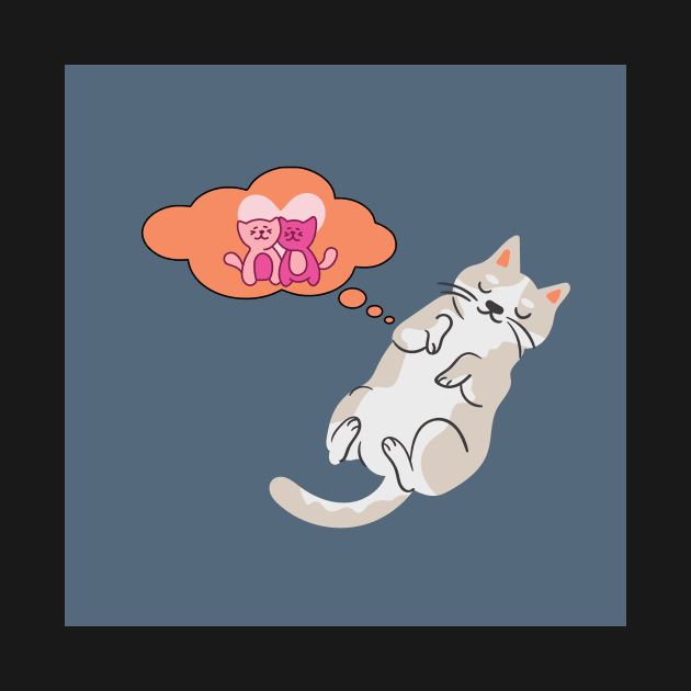 Dreaming cat by PedaDesign