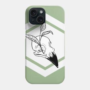 Sparrow tea black and white Phone Case