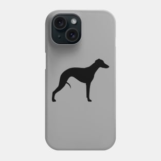 Whippet Silhouette Phone Case