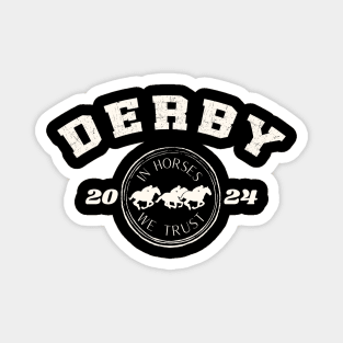 Derby Day 2024 Horse Derby 2024 Family Matching Women Men Magnet