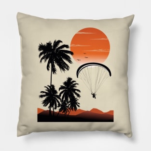 Paragliding Sports 2023 Merch Pillow