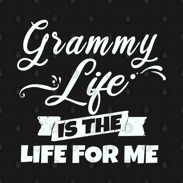 Cute Grammy Life Gift Design Grandmother Grammy Print by Linco