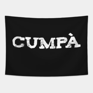 Cumpà Sicilian Word Sicily Sicilia Funny Gift Regalo Tapestry