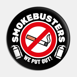 Smokebusters No Smoking Logo Pin