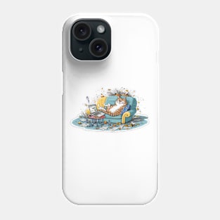 Purrcrastination - Procrastinating Cat Phone Case