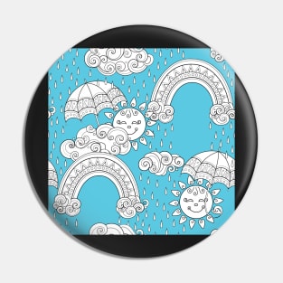 Fairytale Weather Forecast Large Scale Print Pin