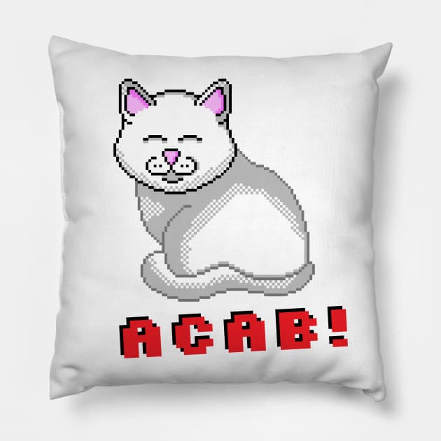 All Cats Are Beautiful Pillow by gigapixels