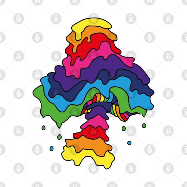 The Perfect Magic Mushroom: Trippy Drippy Rainbow Drops by Ciara Shortall Art