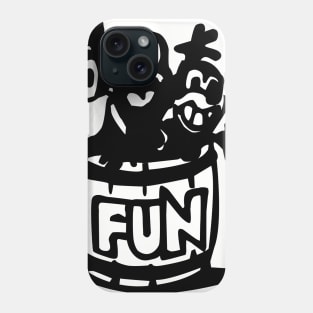 Barrel Of Monkeys Blotter Art Phone Case