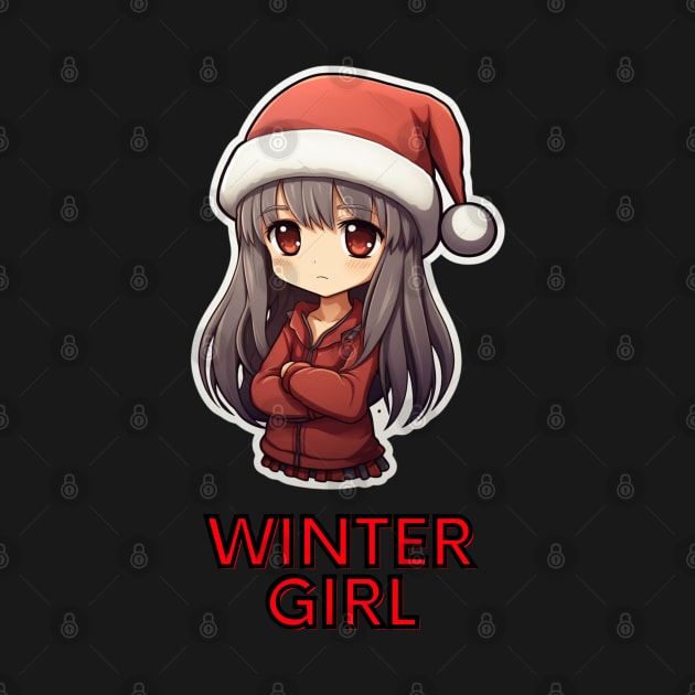 Winter Girl - Anime Girl Christmas by MaystarUniverse