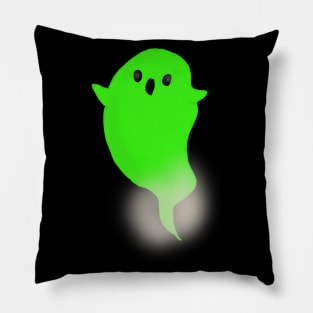 Cute little ghost on Halloween Pillow