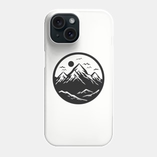 Mountain circle logo Phone Case