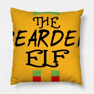 The Bearded Elf Matching Family Group Christmas Party SANTA Pillow