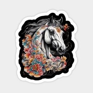 Horse Drawing Magnet