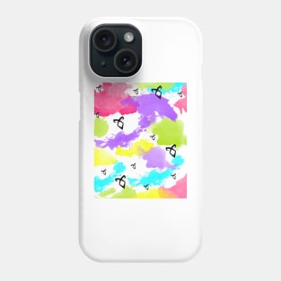 Angelic Power Rune with watercolors Phone Case