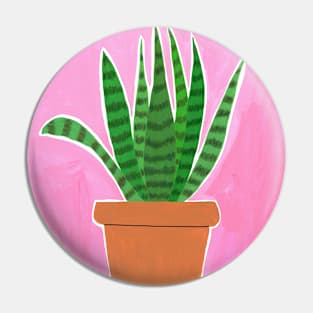 Potted plant IX: snake Pin