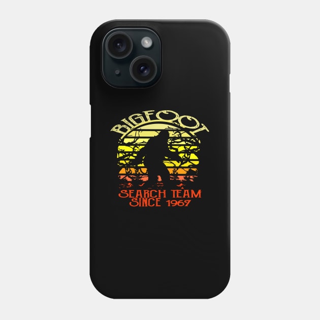 Bigfoot Search Team and Sasquatch T Shirts Phone Case by DHdesignerPublic