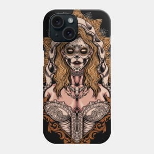 Great Dia De Los Muertos Illustration 4 Phone Case