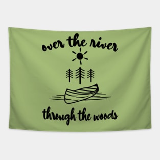 Over the River and Through the Woods Tapestry