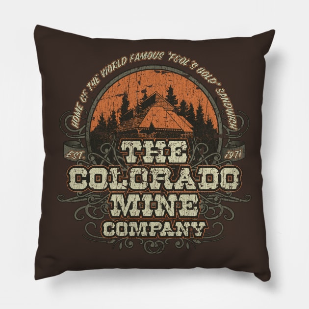 Colorado Mine Company Pillow by JCD666