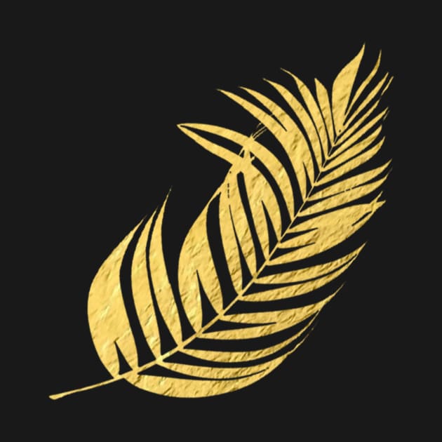 GOLDEN PALM LEAF by GOTOCREATE