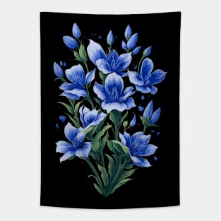 Gentian flowers - Enzian Tapestry