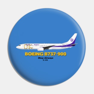 Boeing B737-900 - Okay Airways Pin