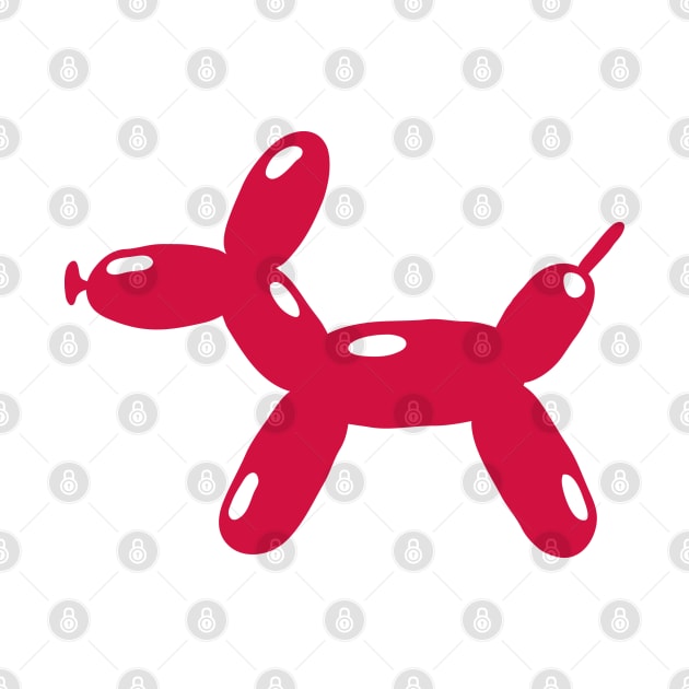 Red Balloon Dog by MichellePhong