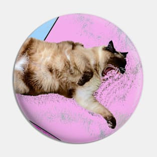 Siamese cat / Swiss Artwork Photography Pin