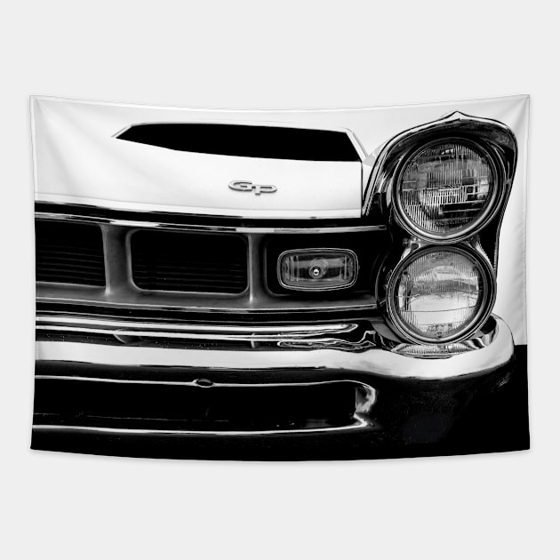 1965 Pontiac Grand Prix - high key Tapestry by mal_photography