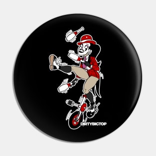 Juggler Clown Girl Pin Up Pin