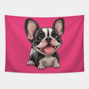 Boston Terrier puppy Tapestry