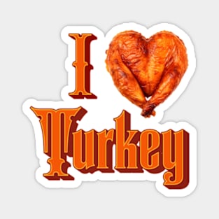 I Love Turkey Magnet