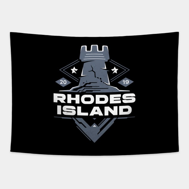 Rhodes Island Emblem Tapestry by Lagelantee