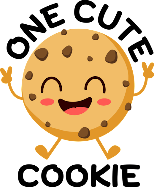 One Cute Cookie | Cookie Pun Kids T-Shirt by Allthingspunny