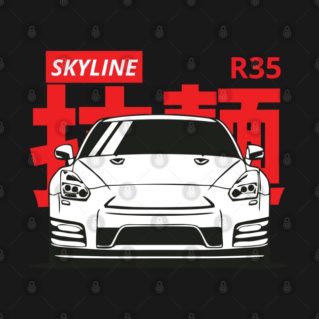 nissan skyline r35 by artoriaa