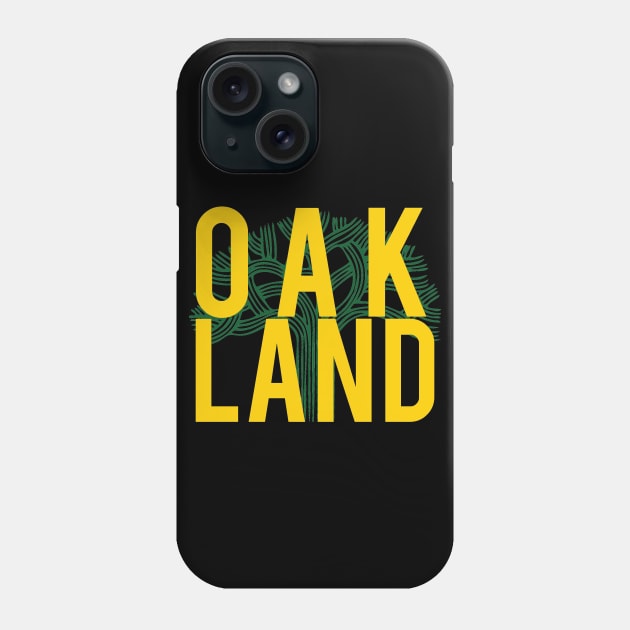 Oakland Tree Phone Case by mikelcal