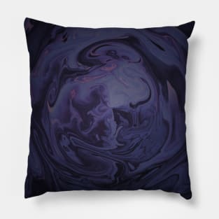 Purple Marble Stone Nature Pillow