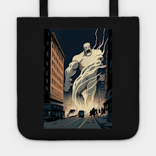 Giant ghost attacking the city Tote