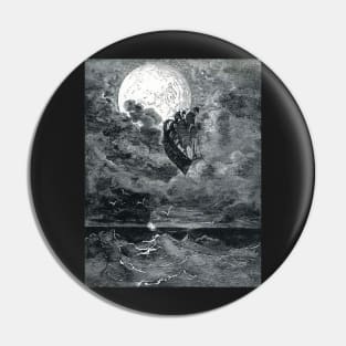 A Voyage to the Moon - Gustave Dore Pin