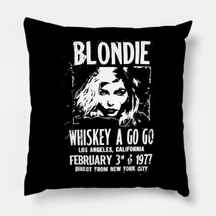 Blondie Music Whiskey A Go Go Pillow