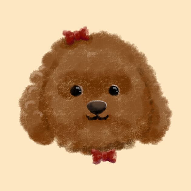 BROWN POODLE by dyahaditya