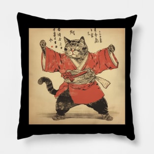 Edo cat Pillow