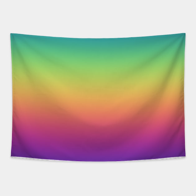 Vivid Rainbow Gradient Tapestry by Whoopsidoodle