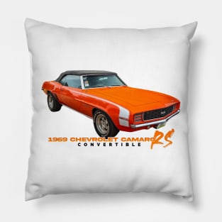 1969 Chevrolet Camaro RS Convertible Pillow